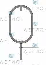 К102-0,9-0-0-0 кронштейн однорожковый